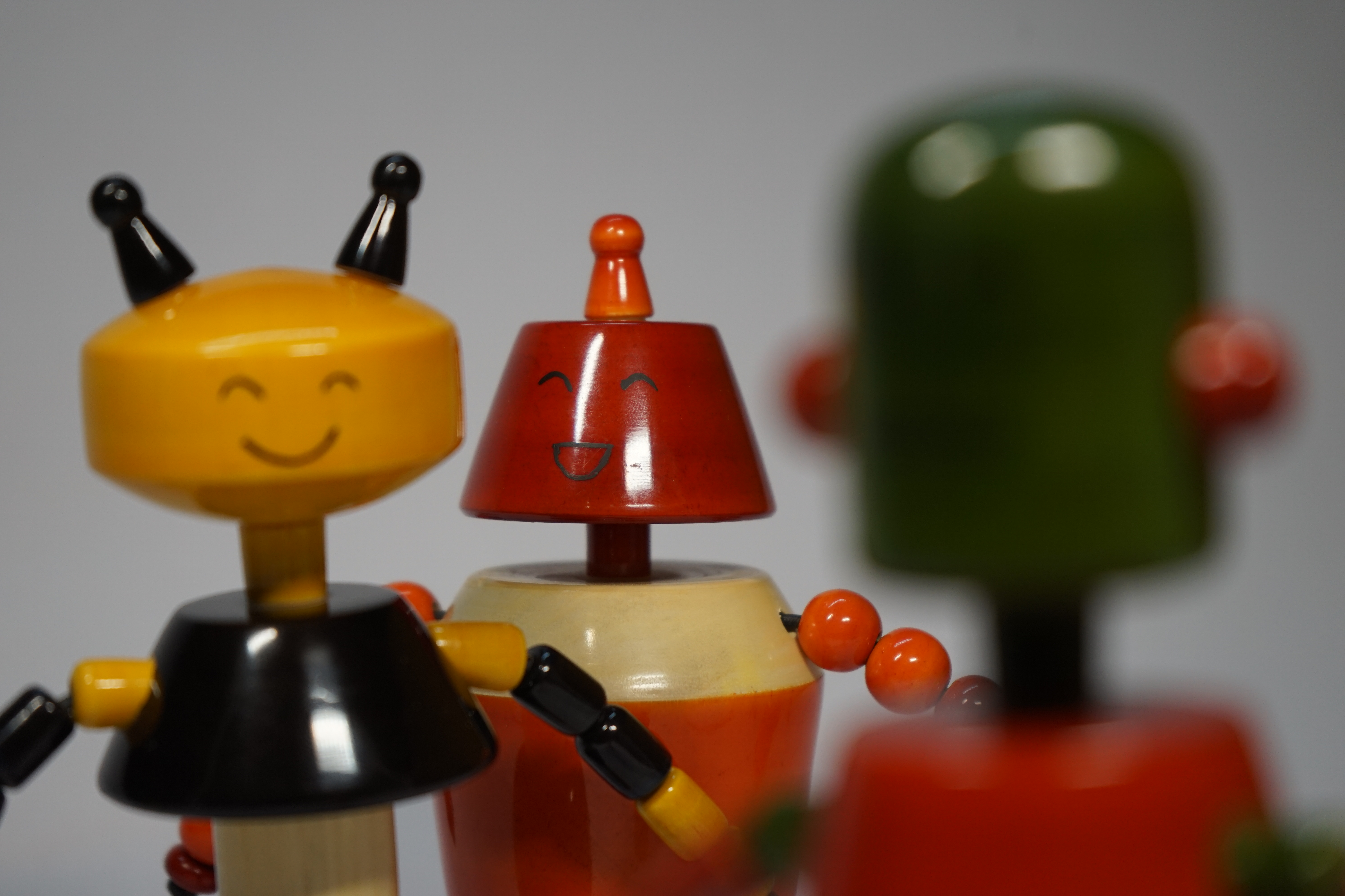 Collection of Gween toy prototypes