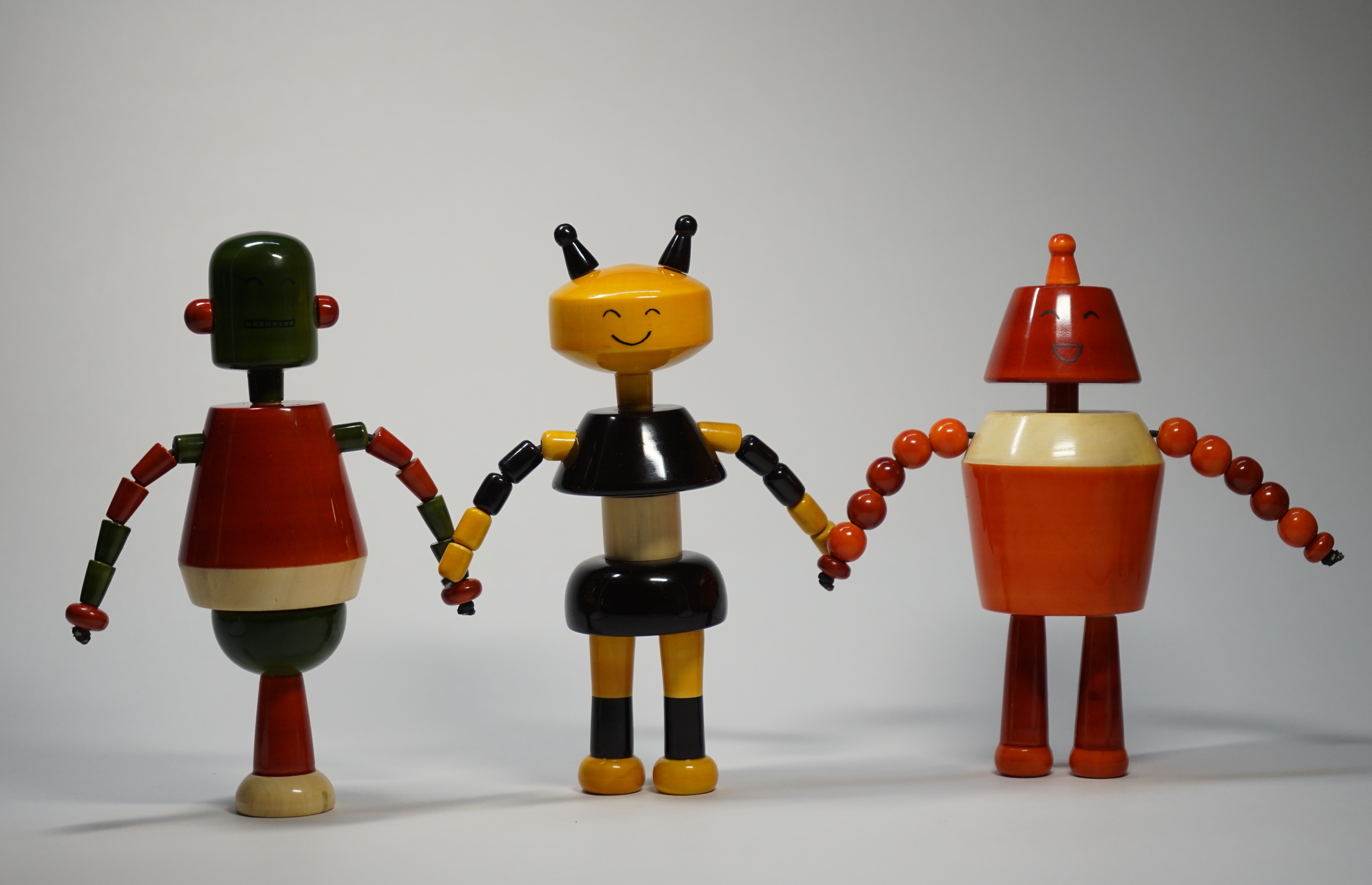 Wobots finished wooden toys